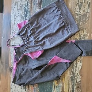 Soybu Athletics NWOT leggings and matching top, both pieces size M REDUCED SHPNG